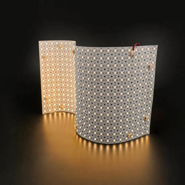 Panel LED flexible y recortable para retroiluminación uniforme